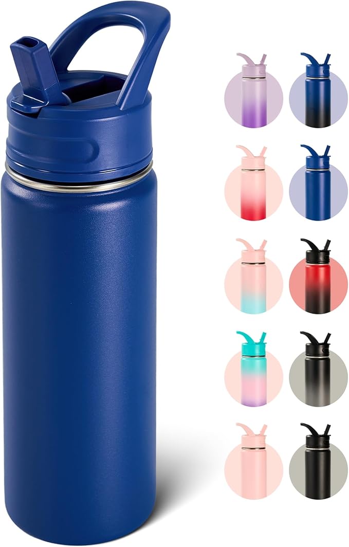 Fijinhom 18oz Insulated Stainless Steel Water Bottle by Fijinhom