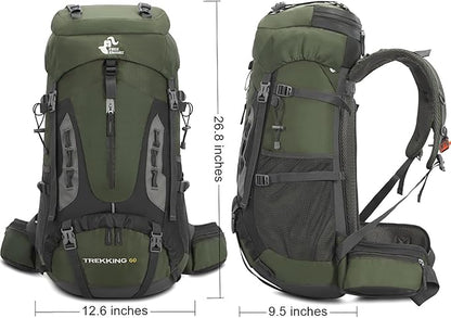 Bseash 60L Hiking Camping Backpack - Image 2