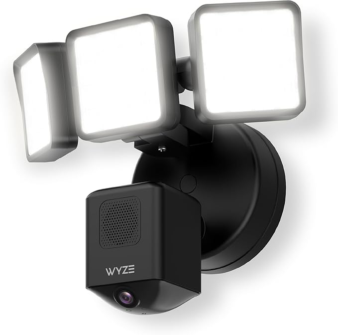 WYZE Floodlight Camera Pro, PCMag Editors' Choice 3000-Lumen LEDs, 2.5K HD by WYZE