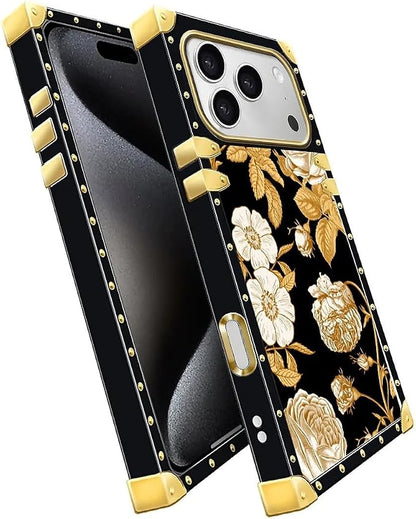 for iPhone 17 Pro Case Luxury Golden Decoration - Image 3