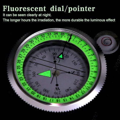 COSTIN Multifunctional Compass, Metal Military Waterproof High Accuracy Compass - Image 5