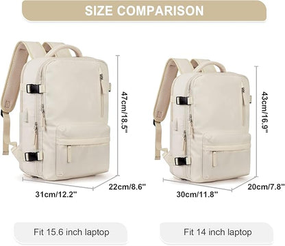 WONHOX Large Travel Backpack Carry on Flight Approved Laptop Work Business - Image 5