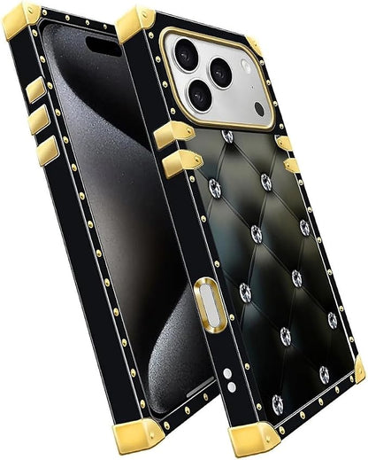 for iPhone 17 Pro Case Luxury Golden Decoration - Image 3