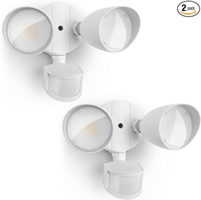 UME 2 Pack 32W 3500 Lumen LED Security Lights Motion Sensor Light Outdoor by UME