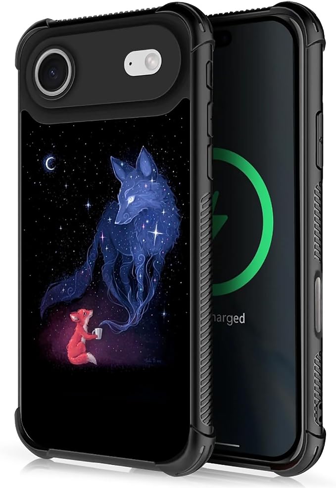 for iPhone 17 Air Case, for MagSafe Graphic Design for Girl Boy Soft Silicone by FKBRCL4U