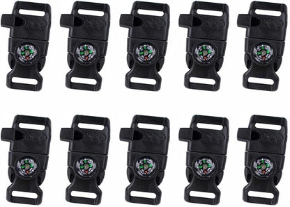 10 PCS Emergency Whistle Buckle come - Image 4