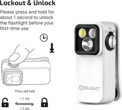 OLIGHT Oclip Pro EDC Flashlight Clip-on Light, Rechargeable 500 Lumens - Image 5