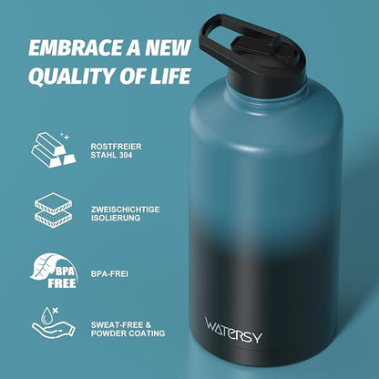 87oz Insulated Water Bottle, BPA Free&Leak Proof, 1.5 Gallon Stainless Steel - Image 8