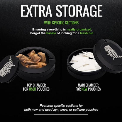 ZYN Metal Can – Metal Zyn Container & Holder | Smell-Proof Aluminum Storage Tin - Image 2