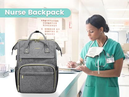 LOVEVOOK 17 inch Laptop Backpack Women, Large Travel Computer Back Pack - Image 6