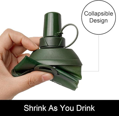 WILDREEDS 500ml Soft Flask, TPU Collapsible Soft Water Bottle - Image 3