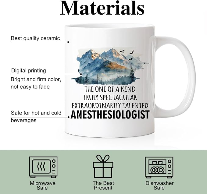 RZHV A Talented Anesthesiologist 11 Oz Novelty Mug, Funny Coffee Mug - Image 3