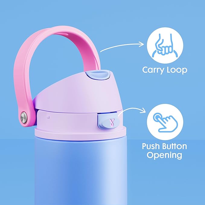 18 oz Insulated Water Bottle for Sports: Meoky Kids Water Bottle - Image 6