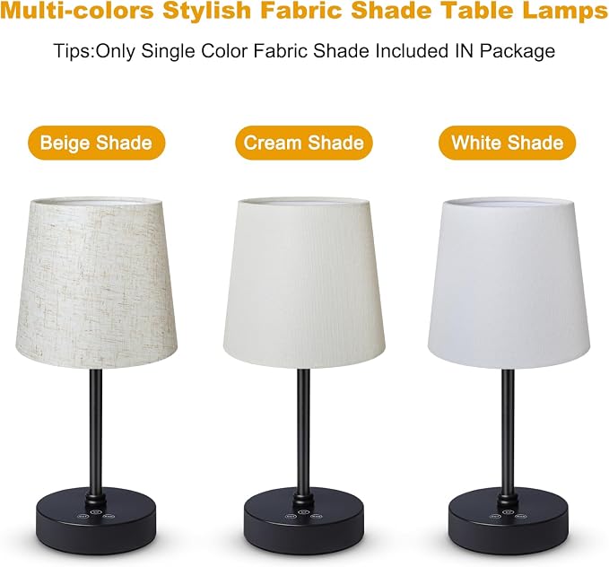 Wowag Cordless Table Lamp, 5000mAh Rechargeable Battery Operated Desk Lamp - Image 5