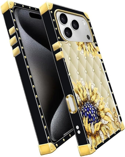 for iPhone 17 Pro Max Case Luxury Golden Decoration - Image 3