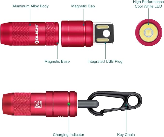 OLIGHT IMINI 2 EDC Rechargeable Keychain Flashlight, 50 Lumens Compact and - Image 7