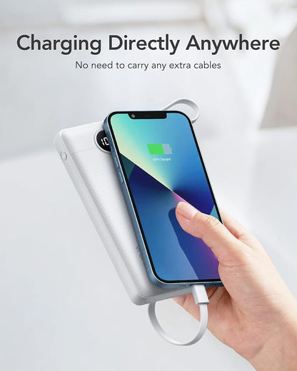 VRURC Portable Charger Power Bank, USB C Battery Pack 10000mAh, 5 Outputs 2 - Image 7