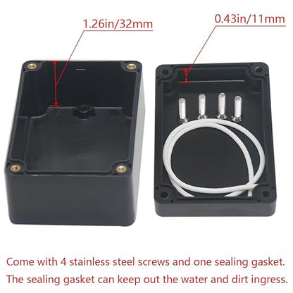 2 Packs Junction Box IP65 Waterproof ABS Plastic Electrical Project Case Power - Image 4