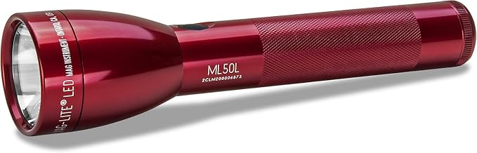 MagLite ML50L 2-Cell C LED Flashlight, Adjustable Beam, High & Low Modes by Maglite