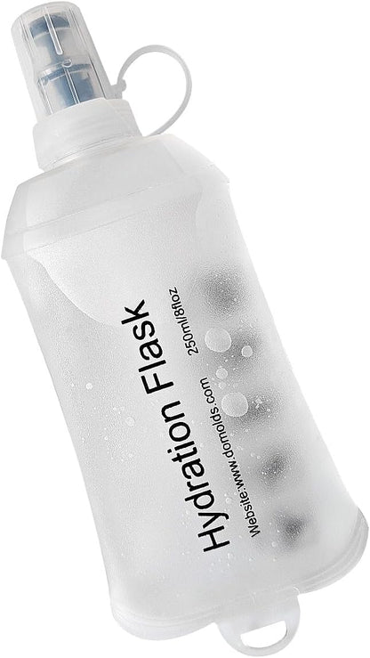 WILDREEDS 250ml Soft Flask, TPU Collapsible Soft Water Bottle by WILDREEDS