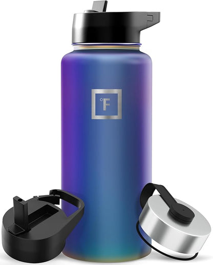 IRON °FLASK Camping & Hiking Hydration Flask - 32 oz Aurora by IronFlask