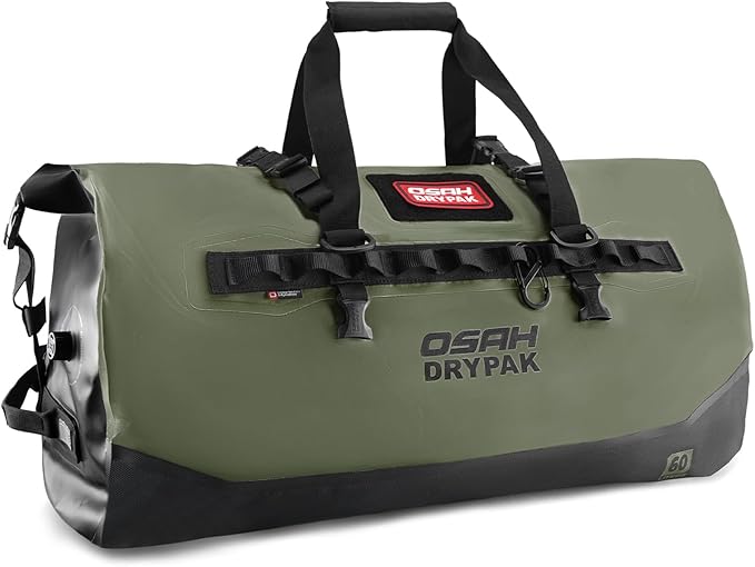 OSAH DRYPAK Waterproof Duffel Bag 25L/40L/60L – Heavy-Duty Motorcycle Tail Bag by OSAHDRYPAK