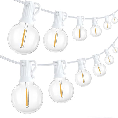 Mlambert 100Ft Outdoor String Lights, G40 Globe Patio Lights - Image 7