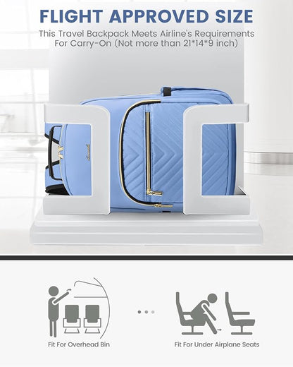 LOVEVOOK Laptop Backpack Purse for Women, Work Business Travel Computer Bags - Image 8