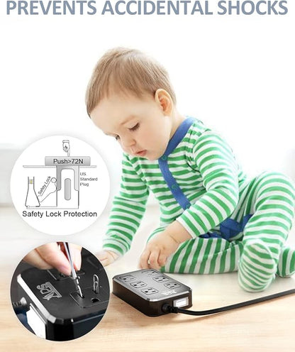 Outdoor Power Strip Weatherproof, Waterproof Surge Protector - Image 5