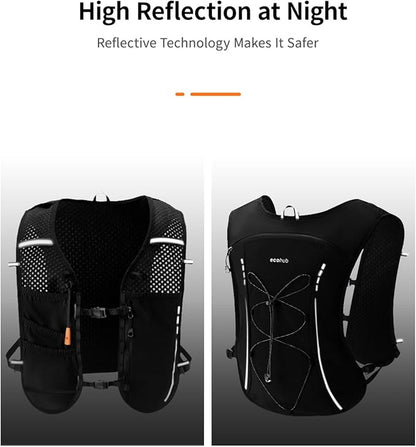 ECOHUB Running Hydration Vest Backpack, Lightweight Breathable Pack - Image 5