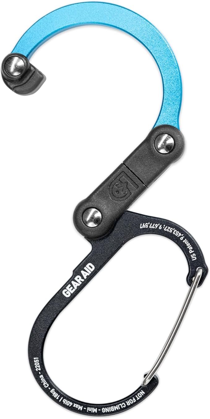 GEAR AID HEROCLIP Carabiner Gear Clip and Hook, - Image 2