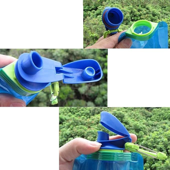4 Pack Collapsible Water Bottles - Image 7