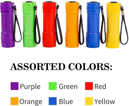 Whaply Small Mini Flashlights Pack of 6, New Type Cob Light, - Image 2