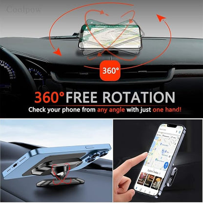 【2-Pack】 Magnetic Phone Holder for Car Dash【Strong Magnet】 Magnetic Car Phone - Image 6
