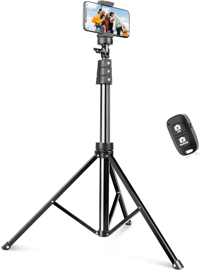 SENSYNE 72" Phone Tripod, Extendable Cell Phone Tripod Stand, Selfie Stick by sensyne