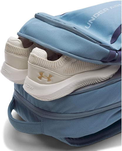Under Armour Unisex Hustle 6.0 Backpack Blue Smoke/Blue Smoke/Blue Calm One Size - Image 5