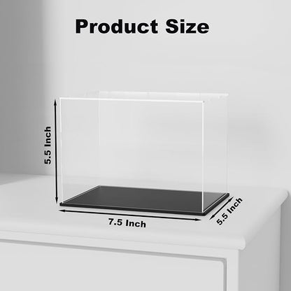 SVENJBB Mini Helmet Display Case, 7.5x5.5x5.5 Inch Acrylic Box - Image 3