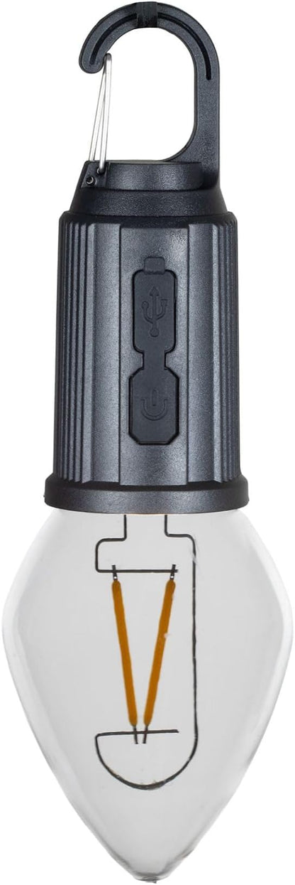 4-Pack Rechargeable Camp Light, Warm White LED Teardrop Bulb, Battery Powered - Image 8