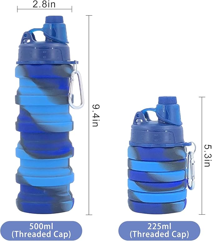 Collapsible Water Bottles Travel water bottle Sports Portable Sport Water - Image 2