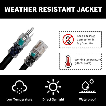Indoor Outdoor Extension Cord Weatherproof - Image 7