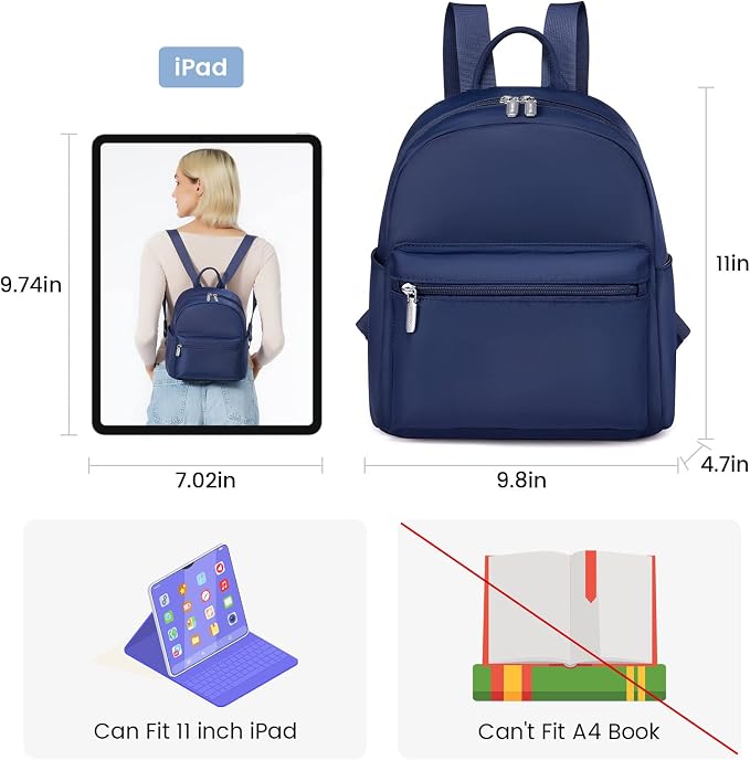 LOVEVOOK Mini Backpack for Women Light Weight Small Waterproof Backpack Purses - Image 4