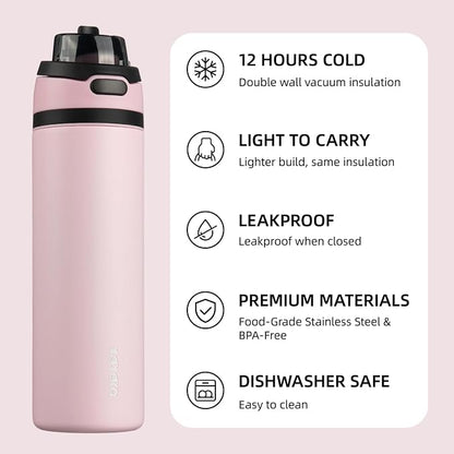 BJPKPK 25oz Insulated Water Bottle - Image 3