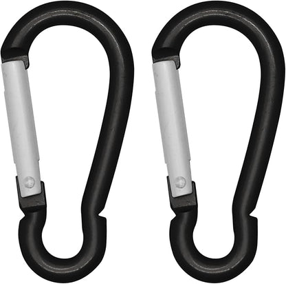 LESHIRY Large Carabiners Keychain 3" Aluminum D Shape Premium Durable D-Ring by LESHIRY