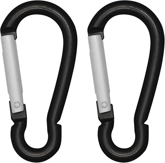 LESHIRY Large Carabiners Keychain 3" Aluminum D Shape Premium Durable D-Ring by LESHIRY