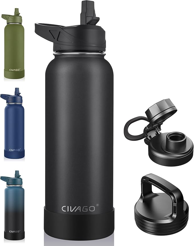 CIVAGO 40 oz Insulated Water Bottle by CIVAGO