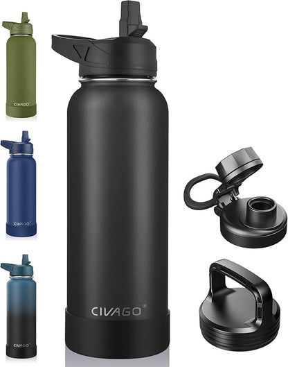 CIVAGO 40 oz Insulated Water Bottle by CIVAGO