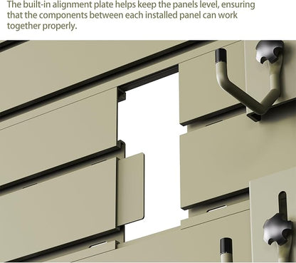 Gun Racks for Wall, Heavy-Duty Aluminium Slatwall Panels Gun Wall Mount Storage - Image 3