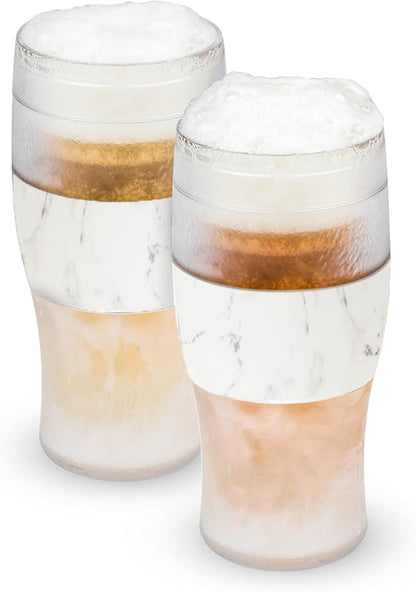 Host Freeze, Frozen Mugs, Freezable Pint Set, Beer Keep Your Drinks Cold by HOST