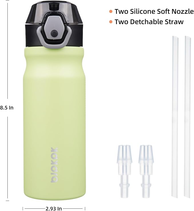 BJPKPK Insulated Water Bottle 18oz Stainless Steel Water Bottles - Image 4