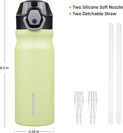 BJPKPK Insulated Water Bottle 18oz Stainless Steel Water Bottles - Image 4